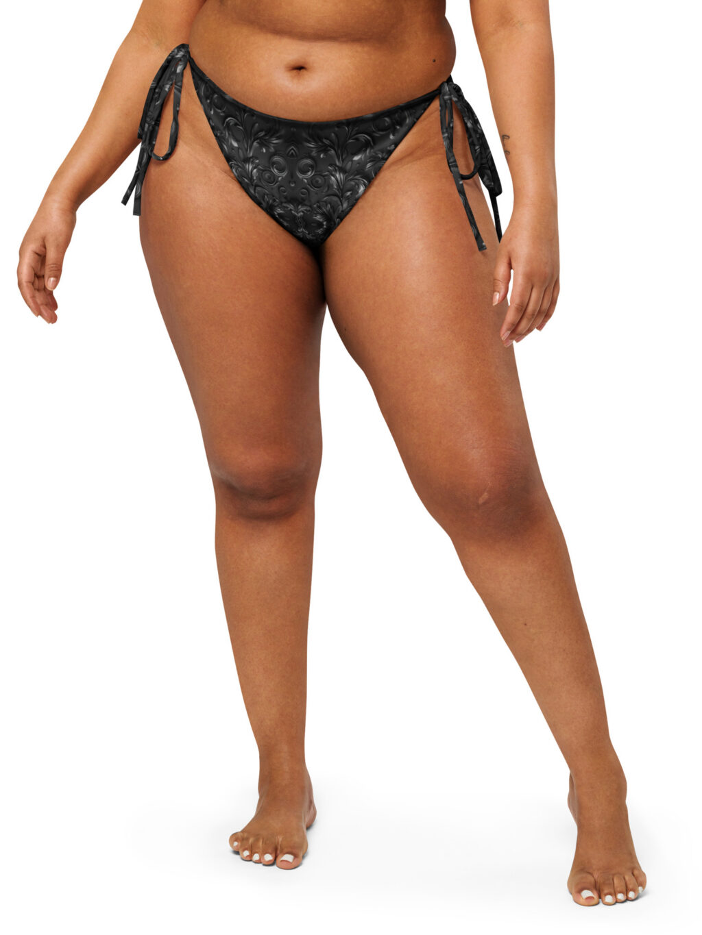 Paisley – All-Over Print Recycled String Bikini Bottom