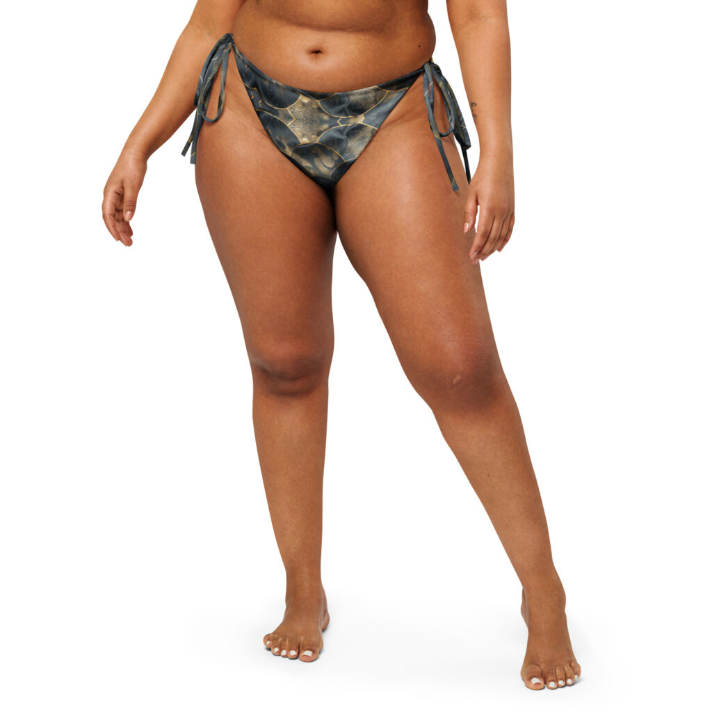 Athena – All-Over Print Recycled String Bikini Bottom