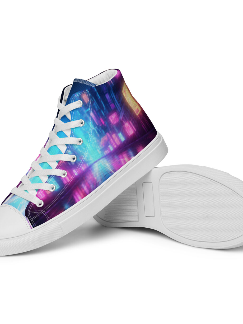 Men’s high top canvas shoes