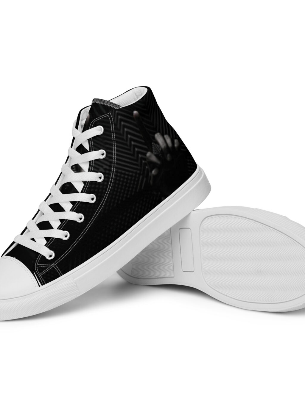 Men’s high top canvas shoes