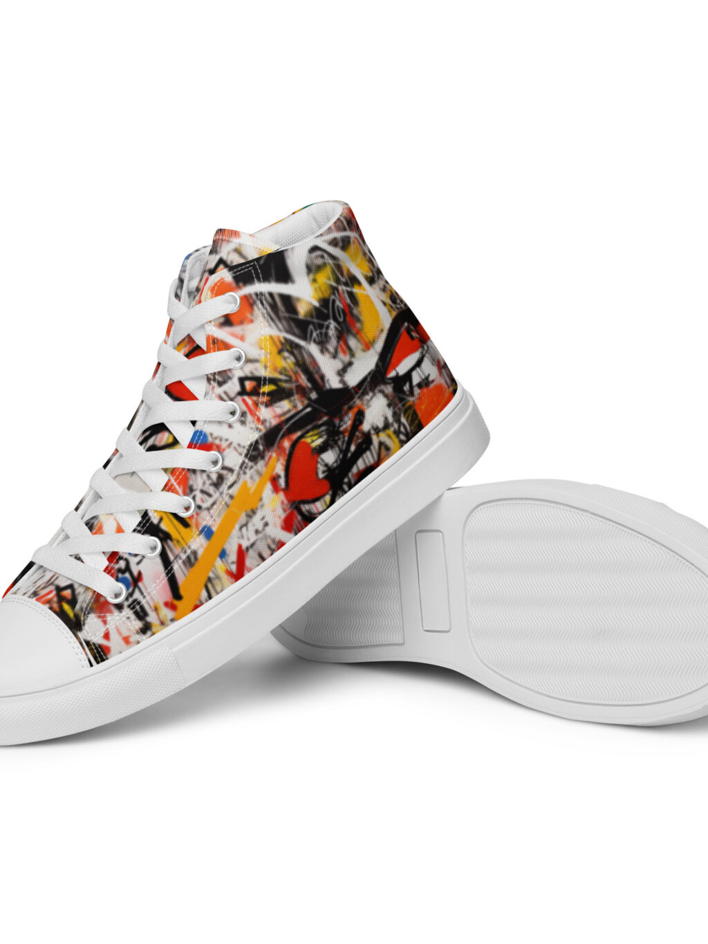 Men’s high top canvas shoes