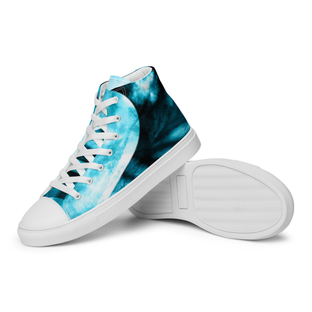 Men’s high top canvas shoes