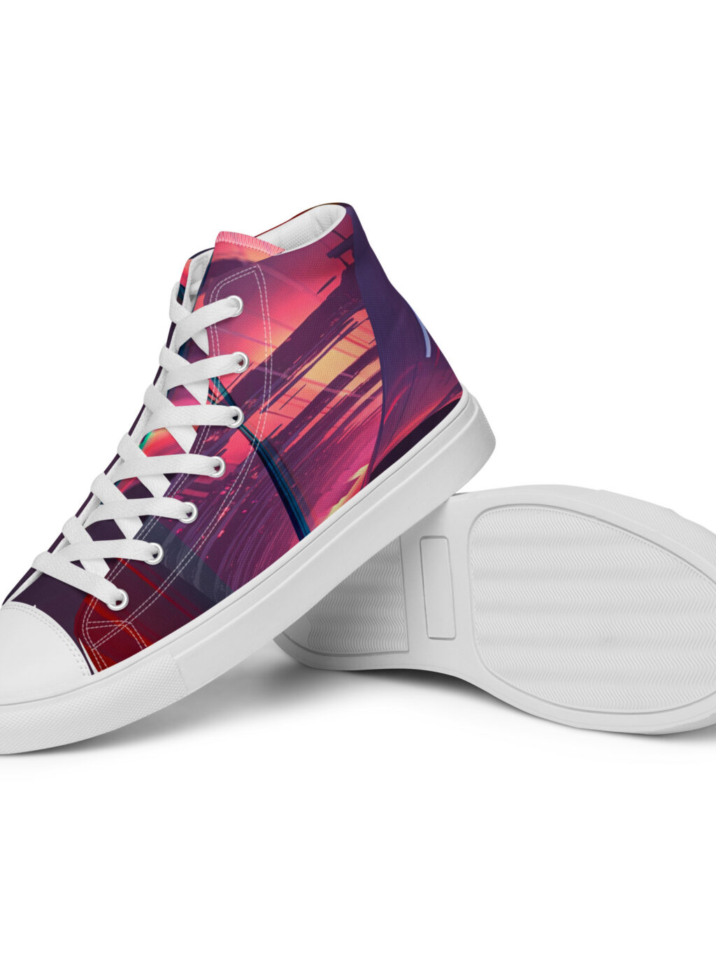 Men’s high top canvas shoes