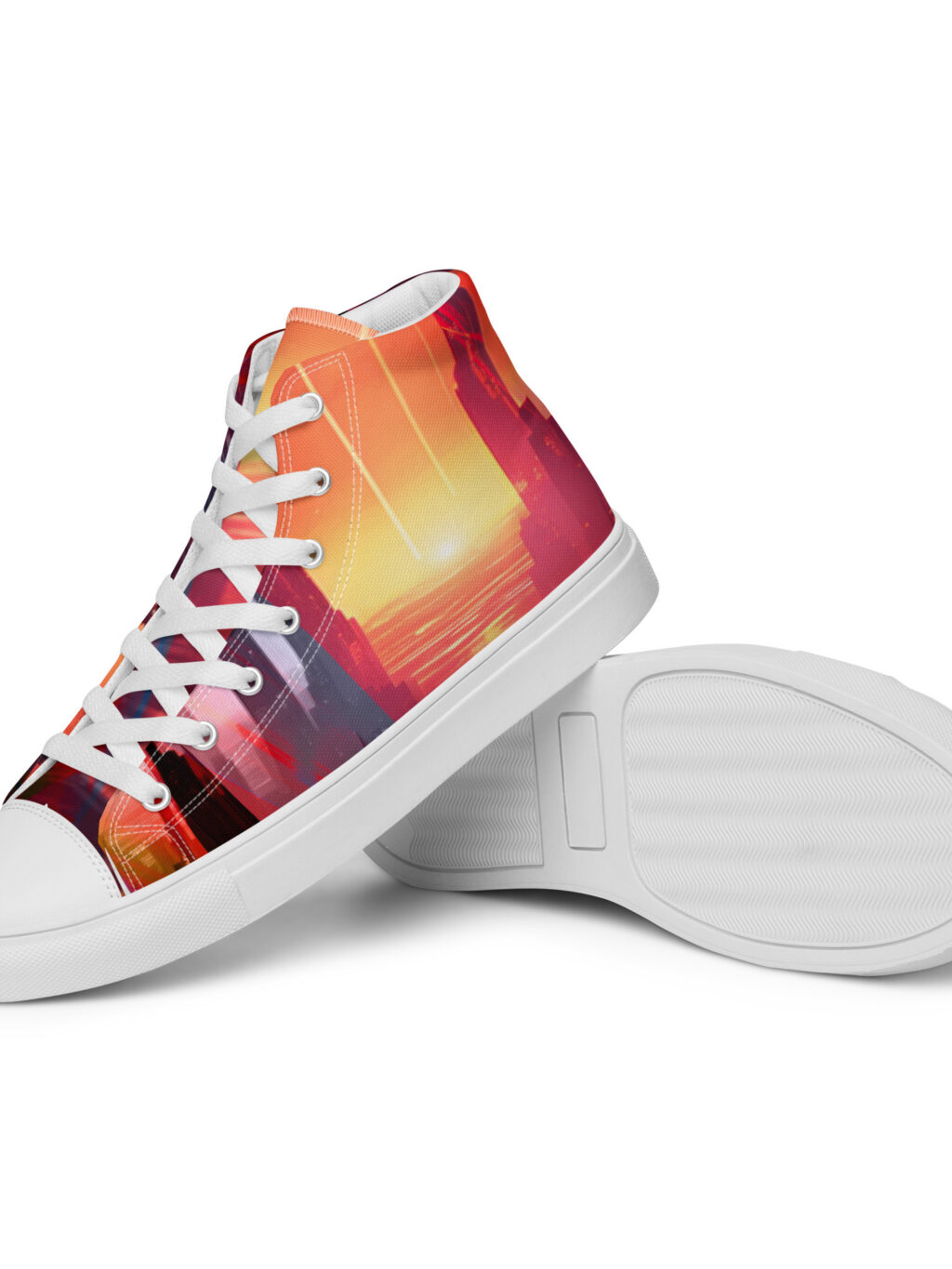 Men’s high top canvas shoes