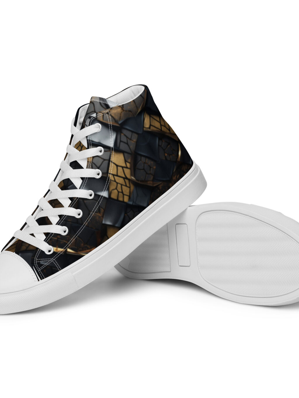 Men’s high top canvas shoes