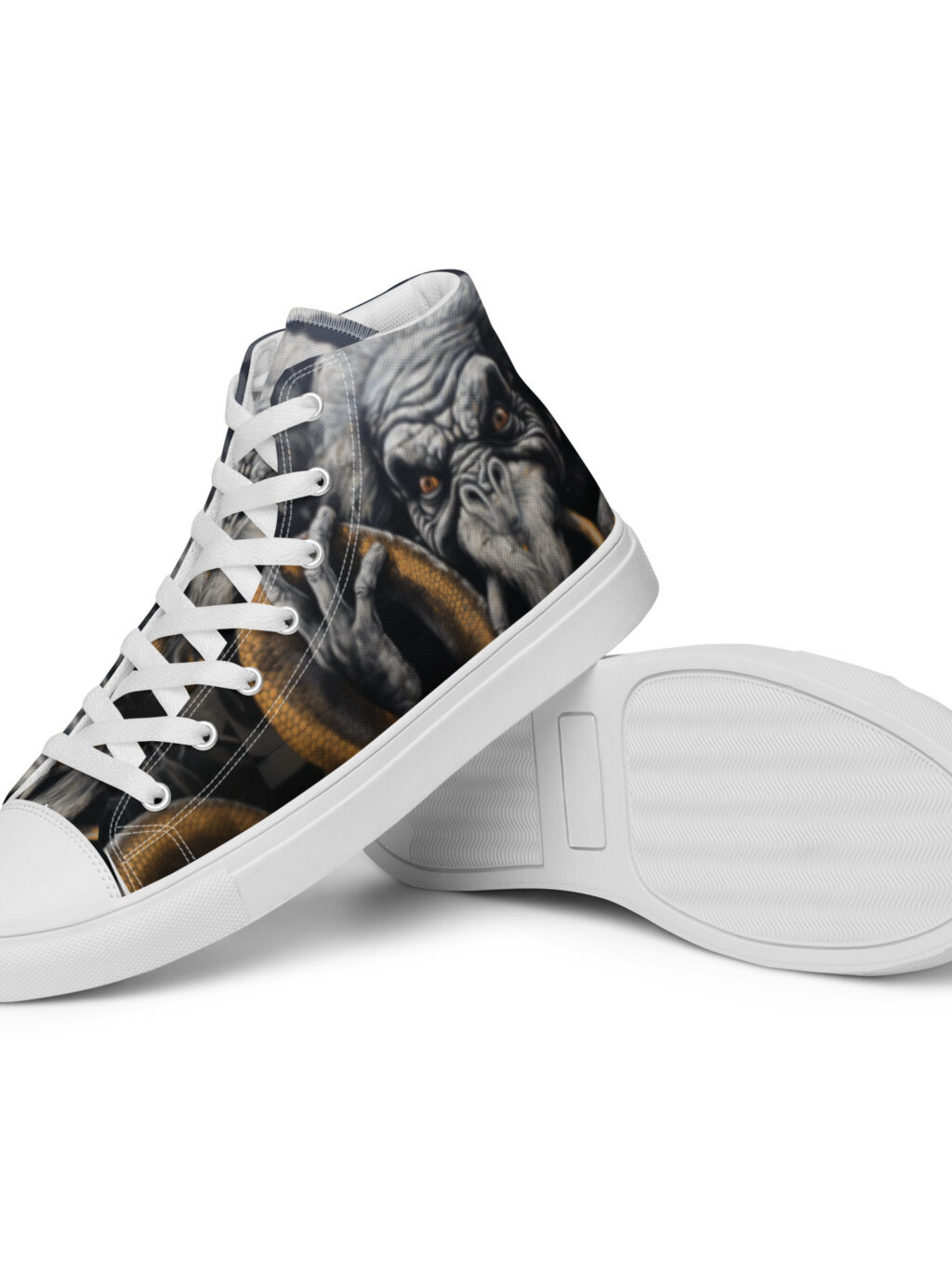 Men’s high top canvas shoes
