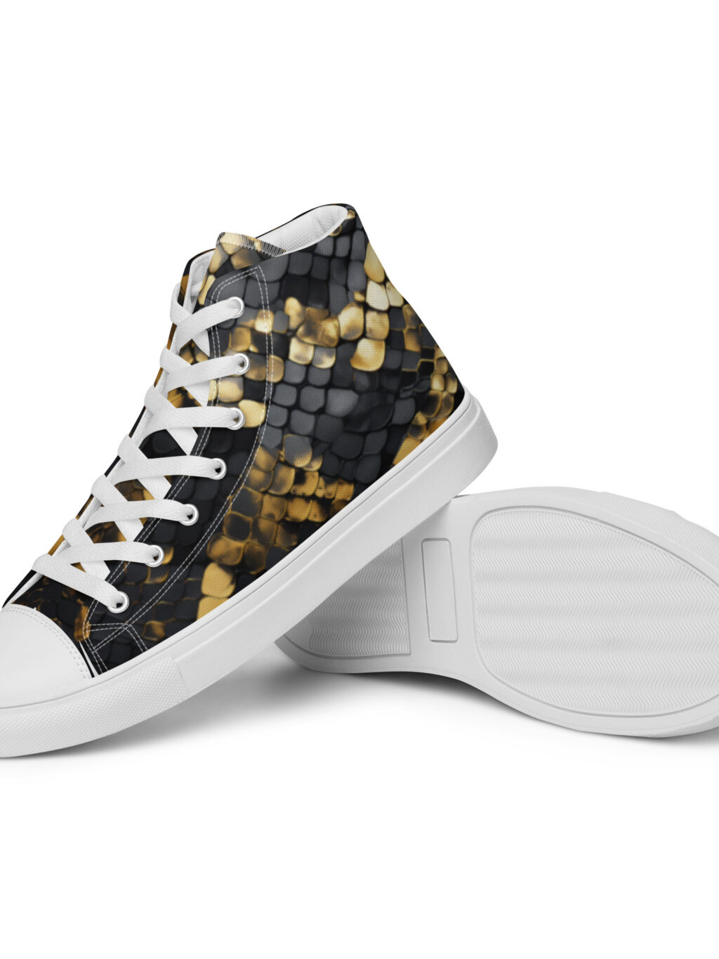 Men’s high top canvas shoes
