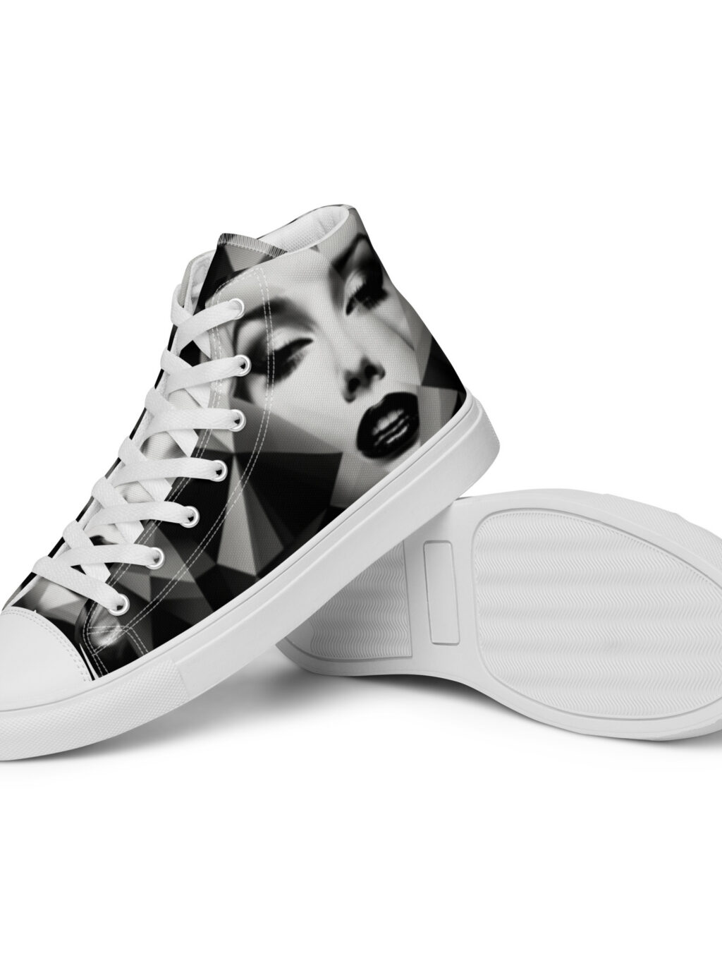 Women’s high top canvas shoes