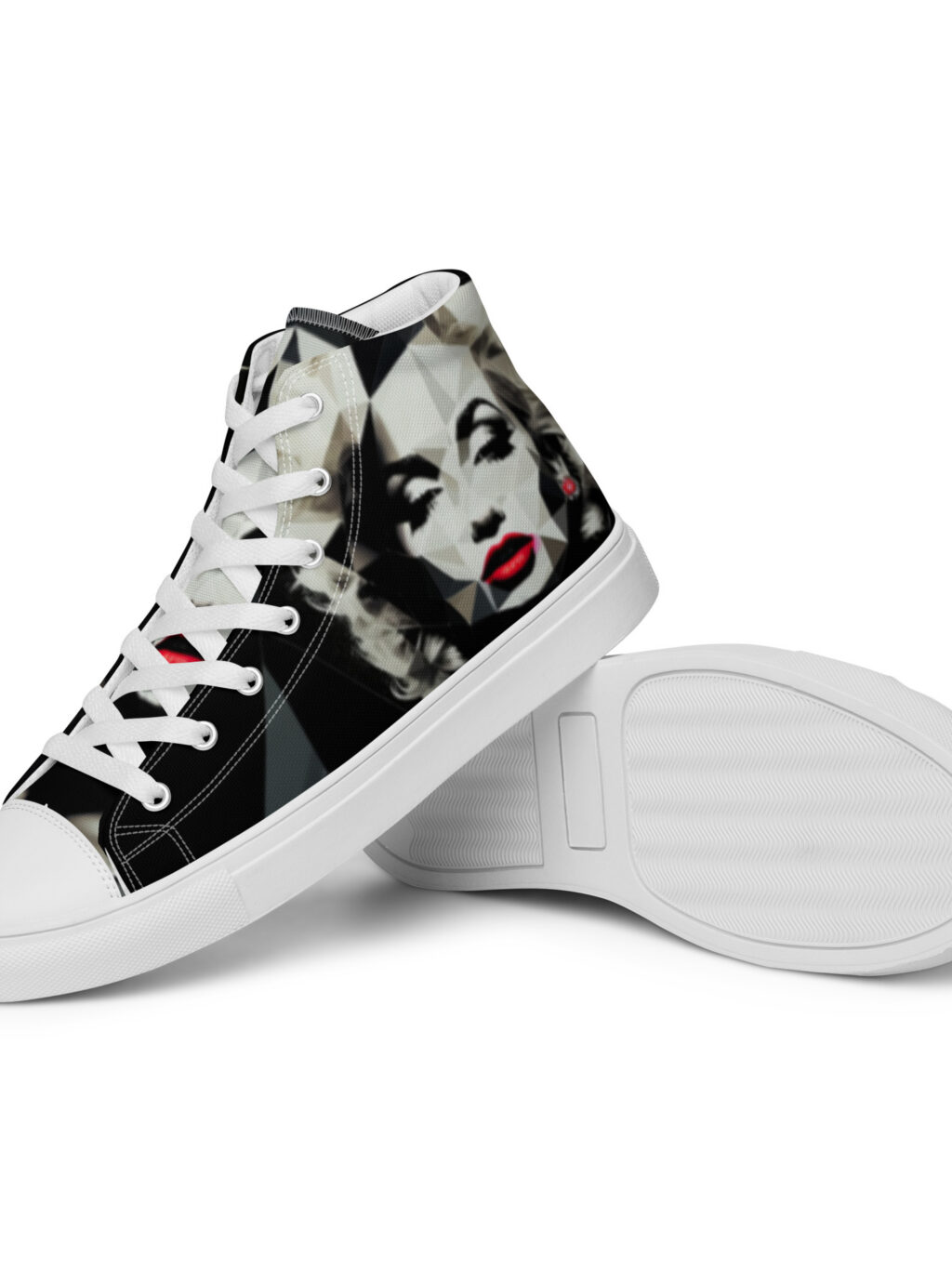 Women’s high top canvas shoes