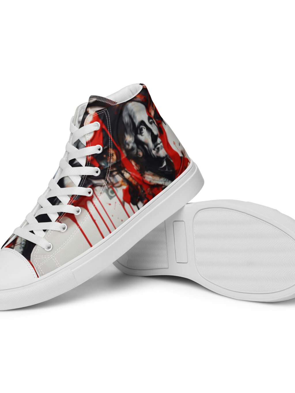 Women’s high top canvas shoes